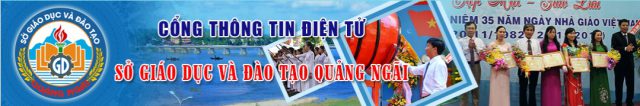 Sở giáo dục và đào tạo Quảng Ngãi