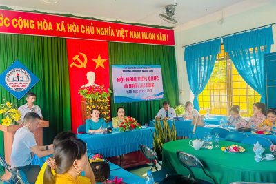 Trường Tiểu học Nghĩa Lâm tổ chức Hội nghị cán bộ, viên chức năm học 2025 – 2026